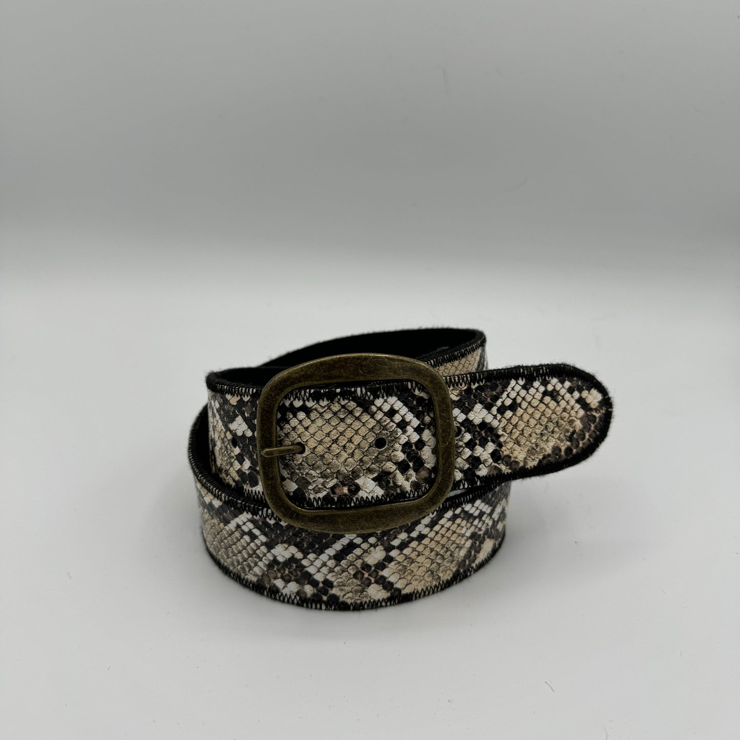 Faux Snakeskin Belt